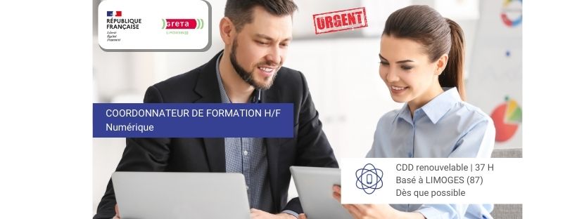 On Recrute Coordonnateur De Formation H F Greta Du Limousin