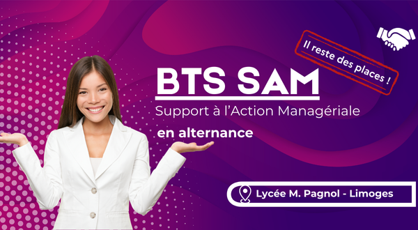 Découvrez le BTS Support à l'Action Managériale (SAM) en alternance 1