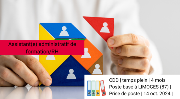 Offre d'emploi : Assistant(e) administratif(ve) formation/RH